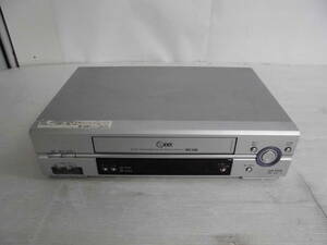 浜/LGエレクトロニクス/ビデオカセットレコーダー/GV-HIA3/03年製/シルバー/電源コード式/VHS再生機/通電のみ確認/使用感有★4.4-183★