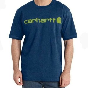 【M】Carhartt カーハート 半袖Tシャツ K195 コバルトブルーヘザー