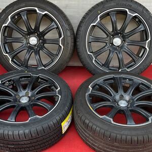 ALGERNON アルジェノン FENICEフェニーチェ19インチ×8.5J +38 NEOLIN 245/45R19ラジアル。アルファードヴェルファイアエクストレイル他。