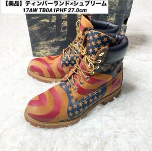 【1円出品】 1スタ 正規品 ティンバーランド×シュプリーム 17AW ウォータープルーフ TB0A1PHF 27.0cm Supreme Timberland 限定 コラボ