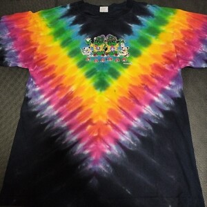 グレイトフルデッド　パロディ　grateful dead GRATEFUL BUDS タイダイ　ヒッピー　ビンテージTシャツ　90