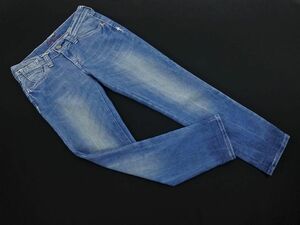 LEVI’S リーバイス USED加工 スキニー デニムパンツ size24/青 ■■ ☆ eec8 レディース