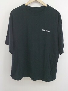 ◇ PENNEYS ぺニーズ 半袖 Tシャツ カットソー サイズL ブラック メンズ P