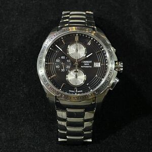 Tissot 1853 クロノグラフ オートマチック 腕時計 ティソ スイス製　 Veloci-T ベロシティ オートクロノ ETA.C01.211 タキメーター 玉10890