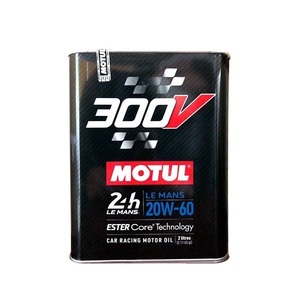 MOTUL（モチュール）エンジンオイル 300V LEMANS 20ー60W 2L缶 ｘ１本