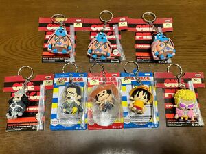 送料込 未使用 非売品 ONE PIECE ワンピース ストラップにもなるキーホルダー マリンフォード編 王下七武海編 激レア 入手困難 フィギュア