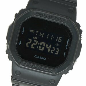 1円 稼働 美品 CASIO G-SHOCK カシオ Gショック QZ DW-5600BB ソリッドカラーズ デジタル マッドブラック 腕時計 ウォッチ 1121520231212