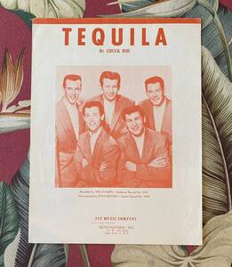 CHUCK RIO Sheet Music TEQUILA RNR SWING ロカビリー