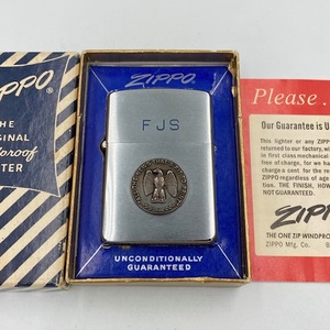 ジッポー ZIPPO ライター 未使用デッドストック 1960年製 メタル貼り 青箱 キャンディーボックス