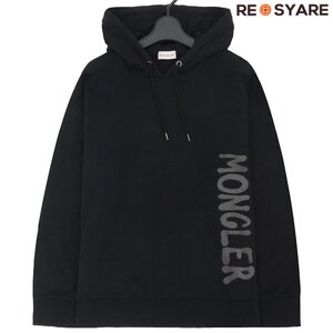 良品 MONCLER モンクレール 2021 HOODIE ロゴワッペン ロゴプリント スウェット プルオーバー パーカー 46716