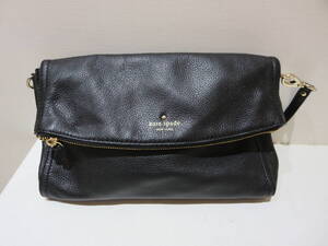 #39179　美品　kate spade　ケイトスペード　NEW YORK　ショルダーバック　黒　ブラック