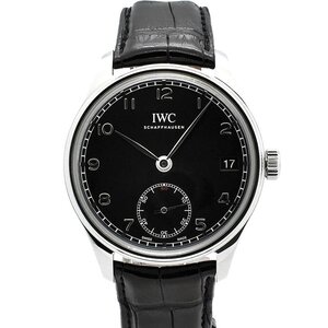 IWC　ポルトギーゼ ハンドワインド 8デイズ　IW510202　43.2mm　ブラック