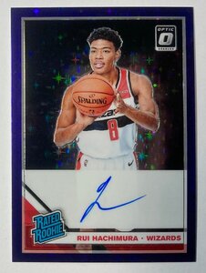 【49枚限定】八村塁直書きルーキーサイン 2019-20 Donruss Optic Rated Rookie Purple Prizm Holo Ref RC Auto