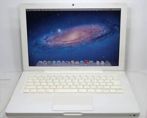 Apple MacBook A1181/13.3/Core2Duo 2.4GHz/Early2008/2GBメモリ/HDD160GB/バッテリー充電不可/Mac OS X 10.7.5 Lion #1017