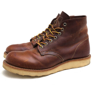 RED WING レッドウィング ワークブーツ 9111 Classic Work 6inch Round toe Copper Rough Tough Leather コッパーラフ タフレザー 牛革 プ