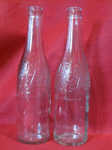PEPSI -COLA　古いボトル2本。