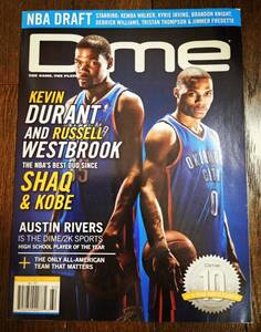 2011 OCT DIME MAGAZINE #64 KEVIN DURANT RUSSELL WESTBROOK / ダイム 雑誌 ケビン デュラント NBA Basketball, Jordan, Nike NBA