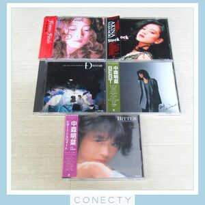 中森明菜 旧規格 シール帯 含む★CDセット/ビター・アンド・スウィート/BEST/D404ME/Femme Fatale/Stock【I3【S1