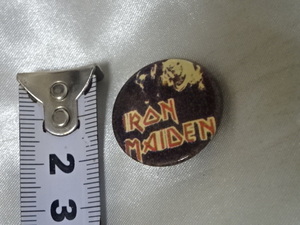 送料185円・A■ アイアン・メイデン　缶バッジ１個　IRON MAIDEN