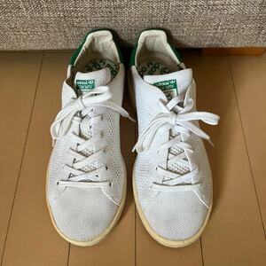 アディダスオリジナルス adidas originals スタンスミス プライムニット STAN SMITH S75146 スニーカー シューズ ホワイト グリーン 24cm