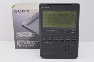 SONY ソニー インテリジェント リモートコマンダー RM-AV1000 REMOTE COMMANDER リモコン RO-526M/642