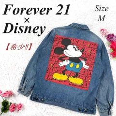 ✨入手困難・希少‼✨ フォーエバー 21 ディズニー コラボ Gジャン ミッキー Forever 21 × Disney 復刻 男女兼用 ユニセックス パッチワーク　デカロゴ　ミッキーマウス