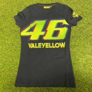 新品 定価7700円 レディース VR46 バレンティーノ ロッシ Rossi Tシャツ バイク レーシング 正規品 VALEYELLOW 