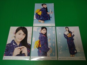 乃木坂46 【大園桃子】 2018 July - Ⅱ 浴衣 生写真 ４種コンプ 座り レアポーズ レアカット レア