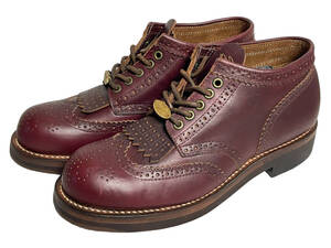 未使用品 US8.5 ROLLING DUB TRIO ローリングダブトリオ COUPEN BROGUE OIL BURGUNDY コペン ブラーグ オイルバーガンディ CAT