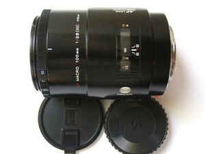 外観きれい　カビ少ありの実用美品！動作確認済みMINOLTA ミノルタ AF MACRO 100mm F2.8 