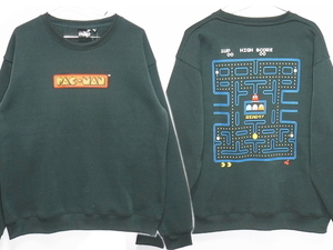 即決■★PAC-MAN★■パックマン/トレーナー：SIZE=L