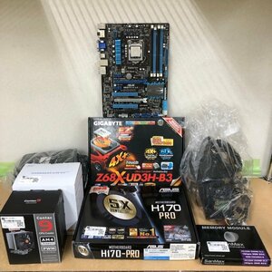 【ジャンク】 PCパーツ まとめ売り 電源 グラフィックボード マザーボード Z68 H170 CPU i7 3770K CPUクーラー 他 多数 240628SK250899