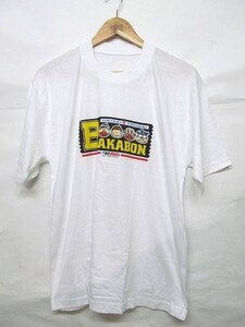 赤塚不二夫 平成 天才バカボン プリント Tシャツ 半袖 白 b14530