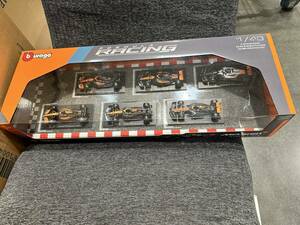 未開封新品 burago - FORMULA RACING 1/43 McLaren - AMG F1 6台セット - F1 マシン マクラーレンF1 ブラーゴ