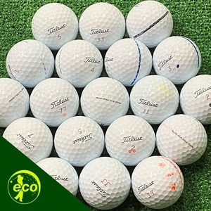 ロストボール タイトリスト PRO V1x 2023年 ホワイト 10球 Bランク 中古 ゴルフボール ロスト Titleist エコボール