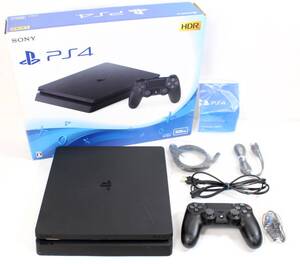 Y6584＃◆中古品◆SONY ソニー PlayStation 4 500GB CUH-2100AB01 ジェットブラック