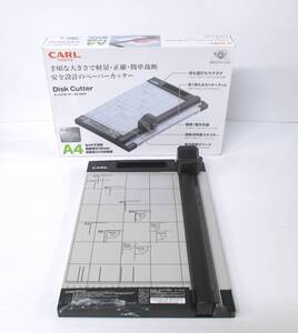 CARL カール事務器 DC-200N ペーパーカッター ディスクカッター A4対応 10枚裁断☆DISK CUTTER