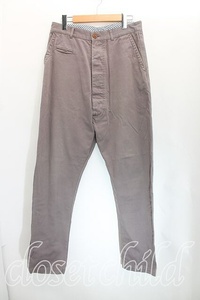 【USED】Vivienne Westwood MAN / チノパン ヴィヴィアンウエストウッド ビビアン 44 灰 【中古】 H-24-02-11-021-pa-OD-ZH