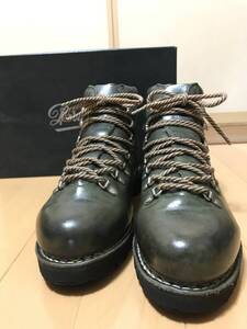 送料込　paraboot パラブーツ　アヴォリアーズ　希少サイズ　uk9.5 濃い緑色　箱付き NOIR　ENGRAISSE　GRIS