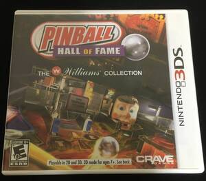 北米版3DS Pinball Hall of Fame: The Williams Collection ★ 海外版3DSソフト 国内未発売