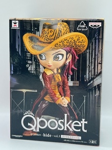 K1576I■【未開封】 Qposket hide vol.3 ノーマルカラー X JAPAN ヒデ フィギュア レオパード ヒョウ柄 バンプレスト クレーンキング ■