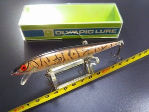 廃番 オリムピック #125 フレクトライトミノー 11.9cm #NBM 未使用 オールドB級ルアー系 JAPAN VINTAGE OLYMPIC FLECKED LIGHT MINNOW