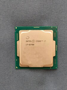 CPU Intel Core i7 8700 動作確認済 