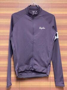 II617 ラファ Rapha CORE LONG SLEEVE JERSEY 長袖 サイクルジャージ 紫 S 裏起毛