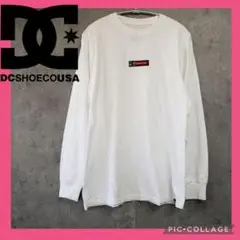 DCSHOECO ディーシー M 白 ロンT シンプル メンズ