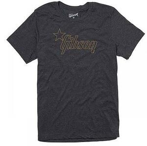 Gibson Star Logo Tee (Charcoal) Small GA-LC-STRGSM