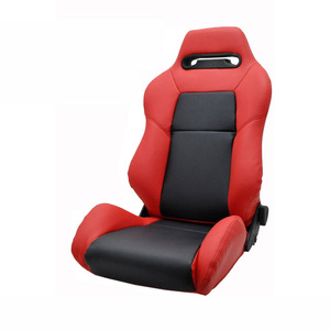 RECARO シートカバー SR-3 スポーツシートカバー レッド×センターブラック G-Bring/ジーブリング (GBRC-003CB