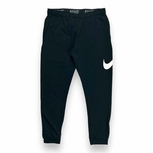 NIKE ナイキ スウェットパンツ ジャージ イージーパンツ スポーツウェア ブラック L ワンポイントロゴ ストリート