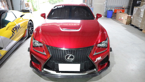 AG TYPE カーボン 16-17 LEXUS レクサス RC-F フロントリップスポイラーJPM