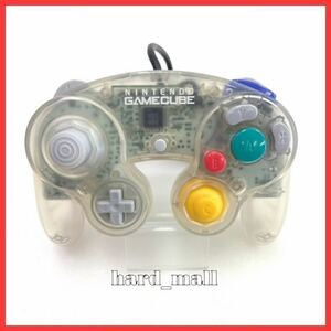 【美品】純正品 任天堂 ゲームキューブ コントローラー DOL-003 クリア スケルトン 透明 Nintendo GameCube Controller (GC-004)